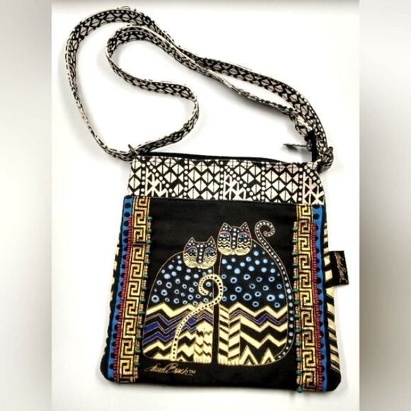 Laurel Burch Cat Purse Bag  Crossbody Kitty Handbag - Picture 16 of 16